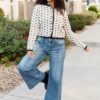 Peyton Black Pattern Cardigan