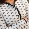 Peyton Black Pattern Cardigan