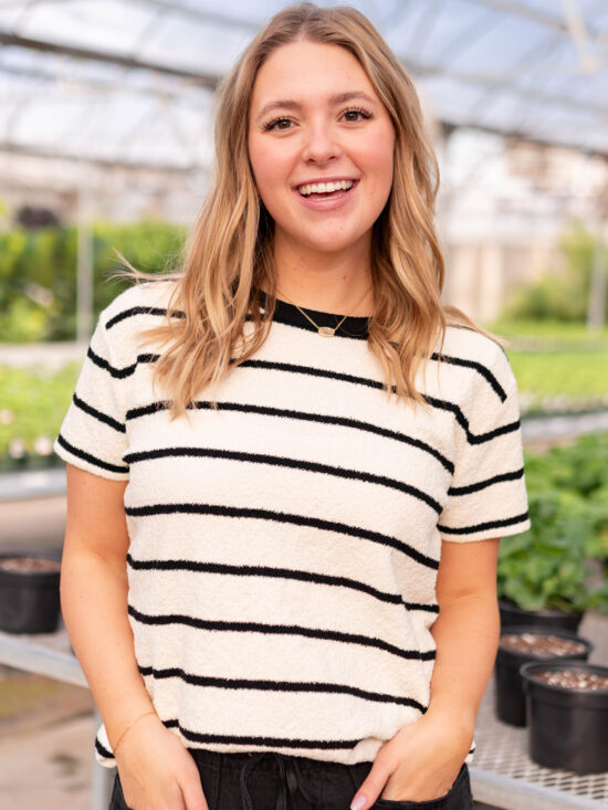 RaeganBlackStripedSweaterTop_DSC7515.jpg Raegan Black Striped Sweater Top