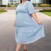 Rea Light Blue Dress