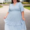 Rea Light Blue Dress