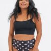 Retro Dot Mid-Waist Bottom