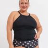 Retro Dot Mid-Waist Bottom
