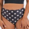 Retro Dot Mid-Waist Bottom