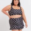 Retro Dot Ruffle Skirt w/ Bottoms