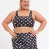 Retro Dot Ruffle Skirt w/ Bottoms