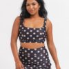 Retro Dot Ruffle Skirt w/ Bottoms