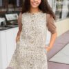 Riley Leopard Print Dress