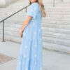 Rosa Blue Floral Dress