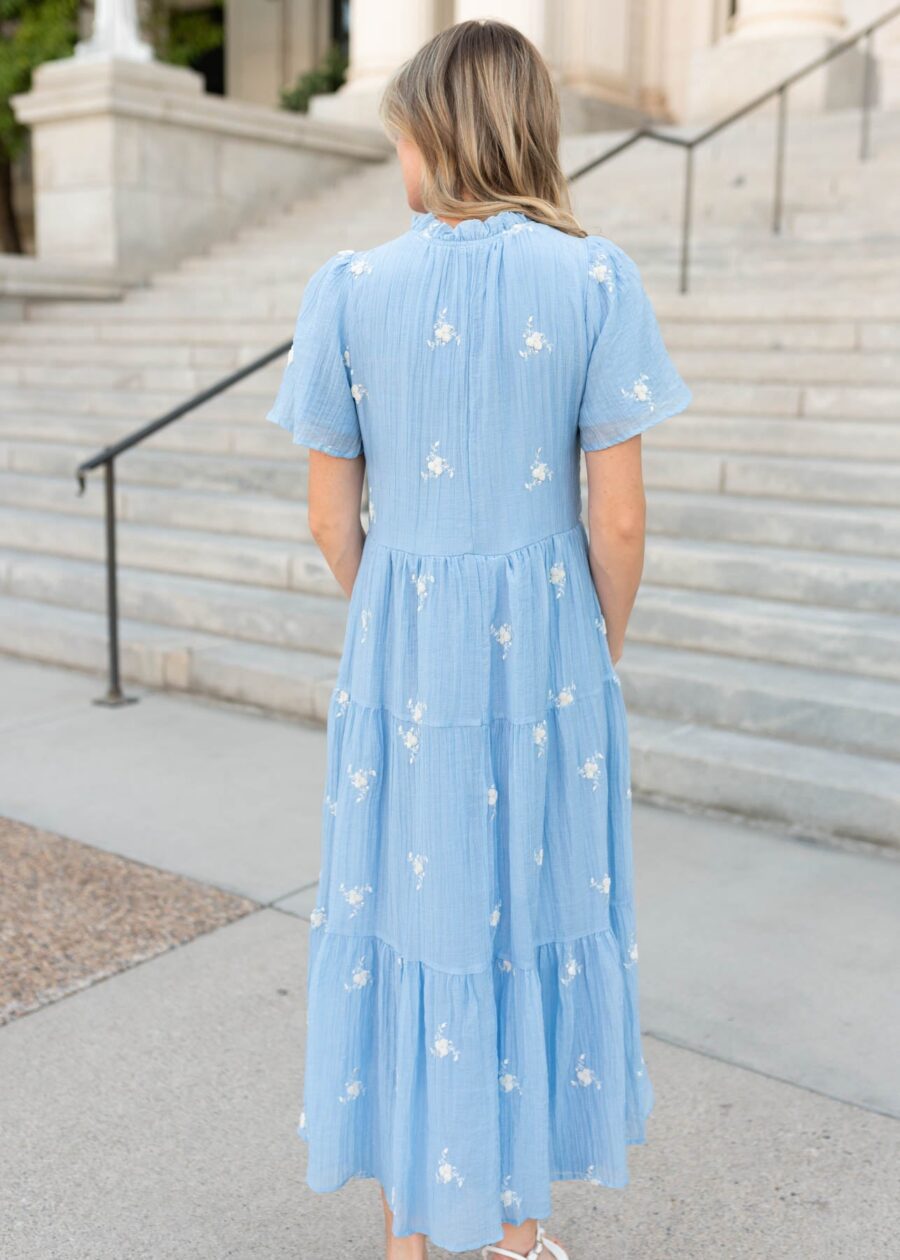 Rosa Blue Floral Dress