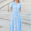 Rosa Blue Floral Dress