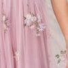 Rosa Dusty Pink Embroidered Dress