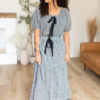 Rosalia Black Gingham Skirt