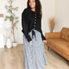 Rosalia Black Gingham Skirt