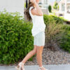 Ruth White Textured Top