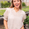 Rylie Oatmeal Blouse
