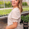 Rylie Oatmeal Blouse