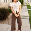 Sahana Beige Knit Sweater Vest