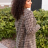 Sam Taupe Plaid Blazer