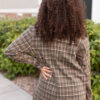 Sam Taupe Plaid Blazer