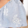 Sammy Light Blue Embroidered Dress