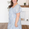 Sammy Light Blue Embroidered Dress