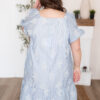 Sammy Light Blue Embroidered Dress