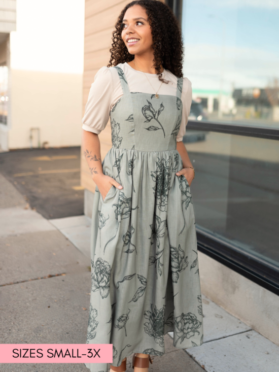 Scarlett Sage Floral Dress