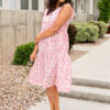 Sherry Pink Floral Dress