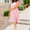 Sherry Pink Floral Dress