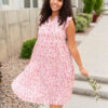 Sherry Pink Floral Dress