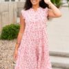 Sherry Pink Floral Dress