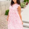 Sherry Pink Floral Dress