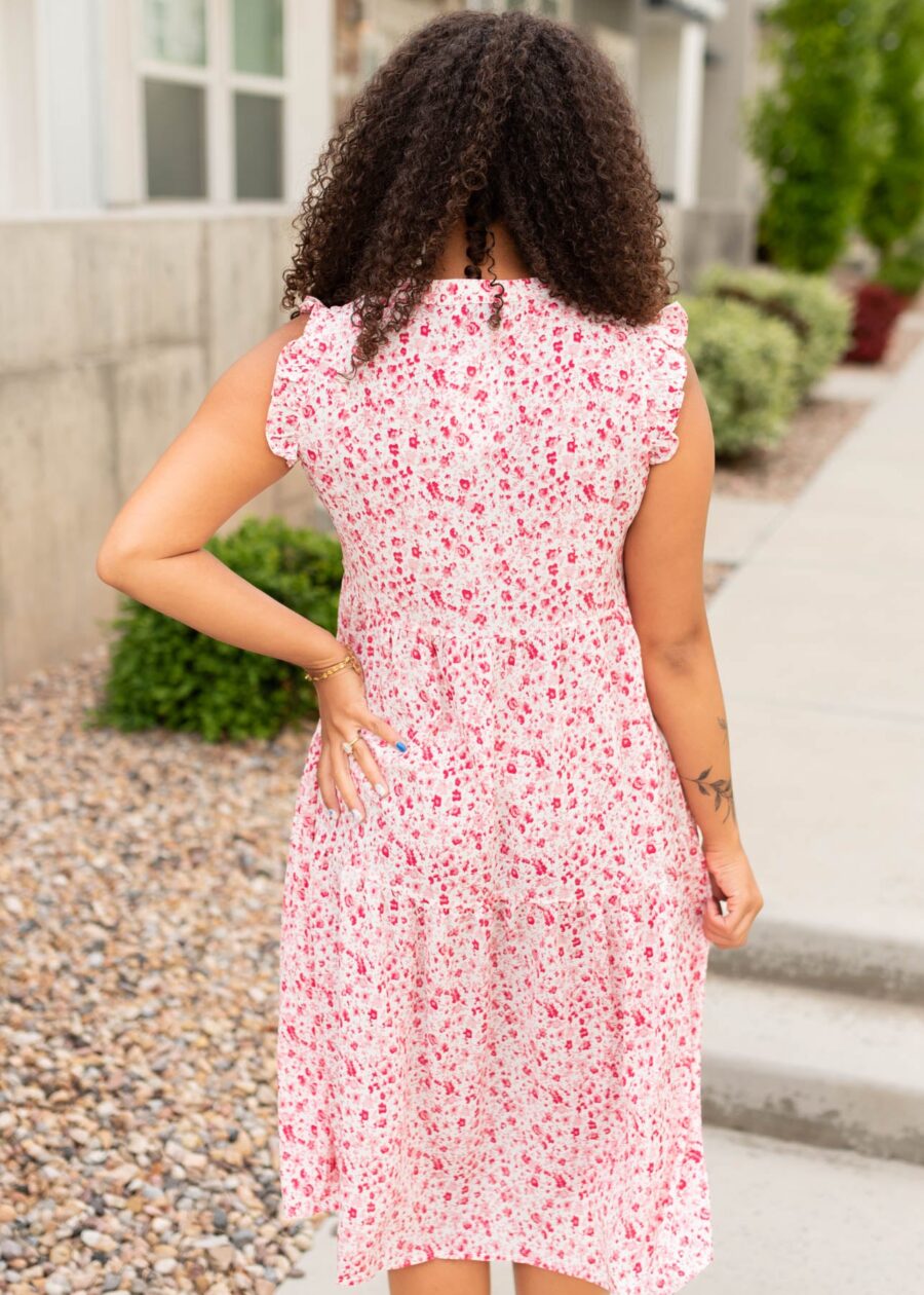 Sherry Pink Floral Dress