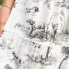 Sidney Black Print Tiered Dress