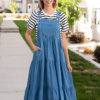 Sierra Chambray Overall Dress
