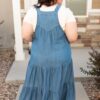 Sierra Chambray Overall Dress