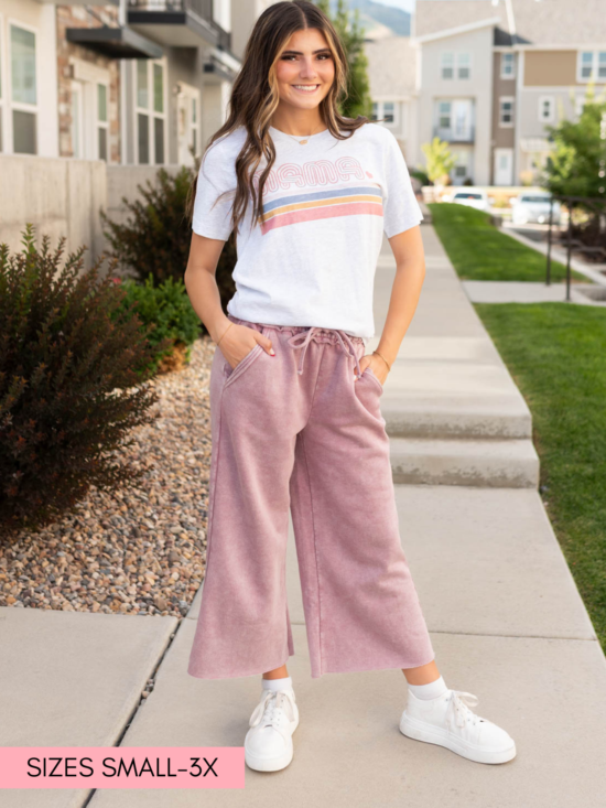 Skylar Dusty Pink Pants
