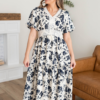 Skyler Navy Floral Dress