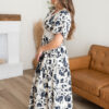 Skyler Navy Floral Dress