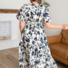 Skyler Navy Floral Dress