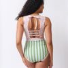 Somerset Floral High-Neck One-Piece