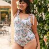 Somerset Floral Shoulder Tie V-Neck One-Piece