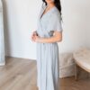 Sonya Dusty Blue Wrap Dress