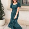Sophia Forest Green Dress