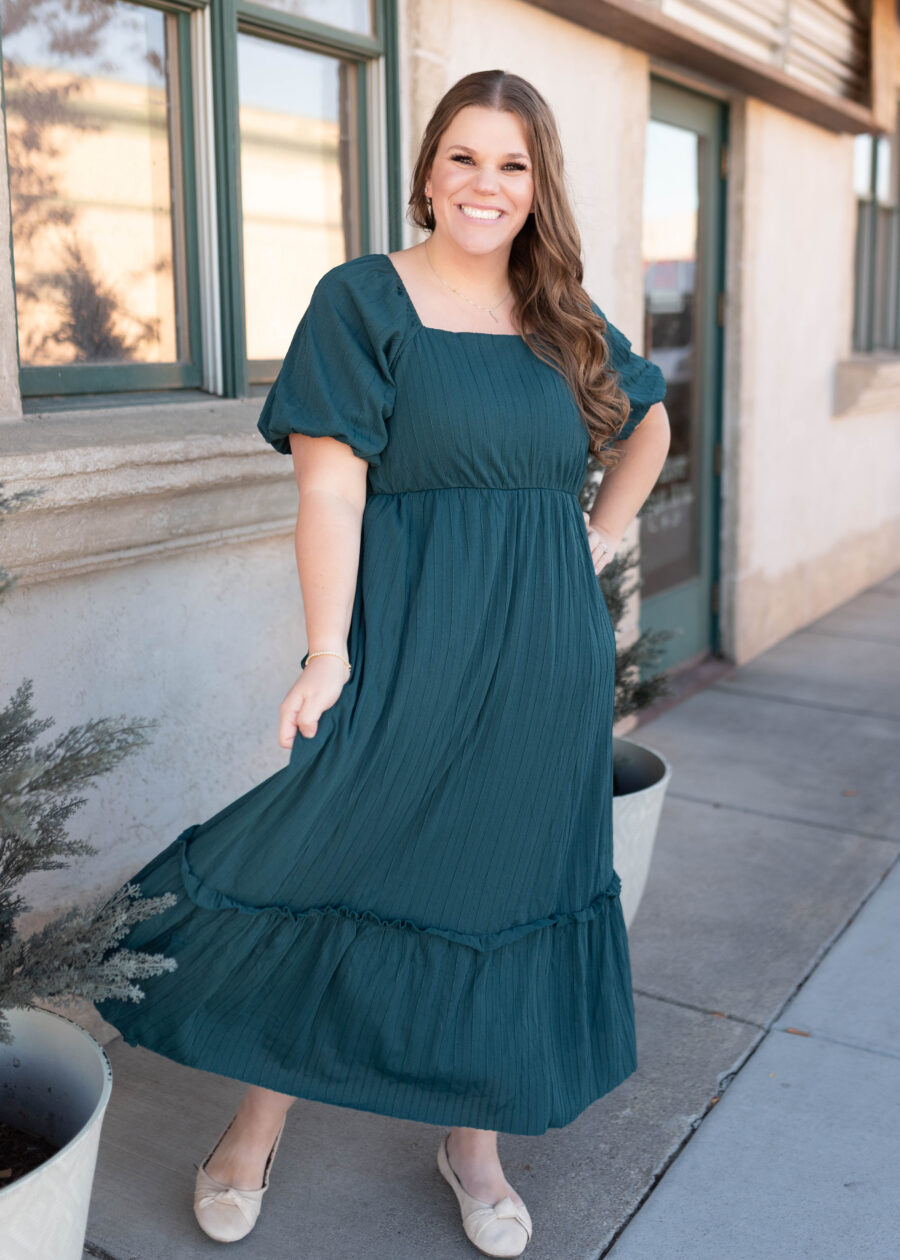 Sophia Forest Green Dress