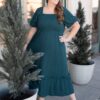 Sophia Forest Green Dress