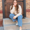 Spencer Speckled Taupe Knit Sweater