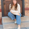 Spencer Speckled Taupe Knit Sweater