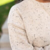 Spencer Speckled Taupe Knit Sweater